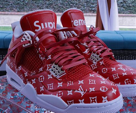 jordan 4 louis vuitton supreme|lv trainer sneaker price.